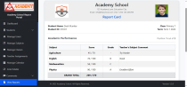 School Report Card Management Portal Screenshot 2