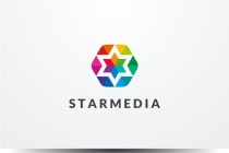 Colorful Star Hexagon Logo Design Vector Screenshot 1