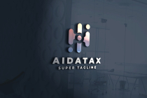 AIDATAX Abstract Data AI Logo Screenshot 1