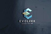 Geometric E Letter Evolution Logo Screenshot 1
