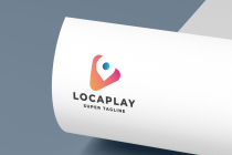 Location Pin Play Button Logo Screenshot 2