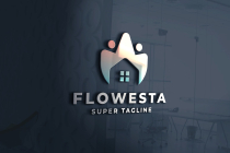 Flower House Real Estate Logo Screenshot 1