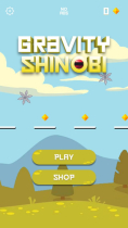 Gravity Shinobi - Buildbox Template Screenshot 1