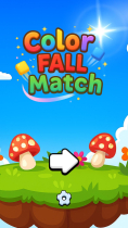 Color Fall Match - Casual Mobile Unity Game Screenshot 1