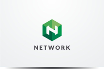 Letter N Hexagon Logo Design Vector v.03 Screenshot 1