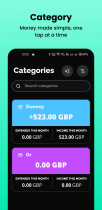 FinSave – Expense Tracker Android Template Screenshot 1
