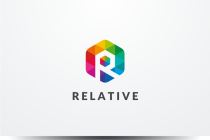 Letter R Hexagon Colorful Logo Design Vector v.09 Screenshot 1