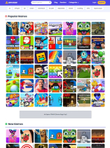 Nova Arcade HTML 5 Game Portal CMS - PHP Script Screenshot 2
