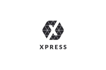 Letter X Hexagon Pixel Logo Design Vector v.06 Screenshot 3