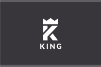 King Letter K Crown Logo Design Vector Screenshot 2
