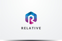 Letter R Hexagon Pixel Logo Design Vector v12 Screenshot 1