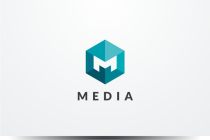 Letter M Hexagon Geomeric Logo Design Vector v.12 Screenshot 1