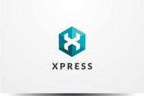 Letter X Hexagon Geometric Logo Design Vector v09 Screenshot 1