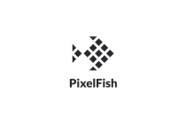 Pixel Fish Logo Design Vector Screenshot 3