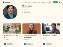 Learnaxis Next.js Website Template Screenshot 1