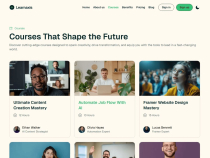 Learnaxis Next.js Website Template Screenshot 5