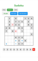 Sudoku JavaScript Game  Screenshot 2
