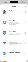 OmniAI Starter iOS ChatGPT GPT-5 AI Native SwiftUI Screenshot 2