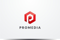 Letter P Hexagon Geometric Logo Design Vector v25 Screenshot 1