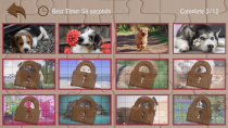 Cute Dogs Puzzle - HTML5 Construct Game Screenshot 1