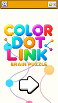 Color Dot Link Brain Puzzle - Unity Mobile Game Screenshot 1