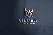 Abstract Crown and Letter A Logo Screenshot 1