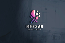 Digital Pixel Bee Logo Screenshot 1