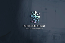 Abstract Medical Clinic Logo Screenshot 1