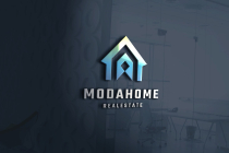 Modern Geometric Home Logo Screenshot 1