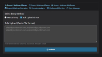 Mailcow Import Export Tool Screenshot 1