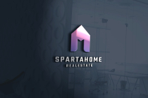 Spartan Helmet and Home Logo Screenshot 1