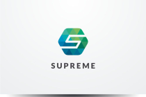 Letter S Hexagon Pixel Logo Design Vector v24 Screenshot 1