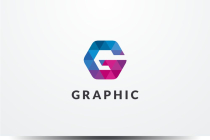 Letter G Hexagon Pixel Logo Design Vector v15 Screenshot 1