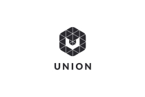 Letter U Hexagon Pixel Logo Design Vector v.09 Screenshot 3