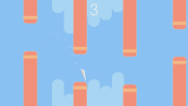 Flappy Paper Plane - HTML5 Construct Game Screenshot 2