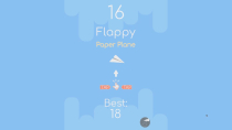 Flappy Paper Plane - HTML5 Construct Game Screenshot 4