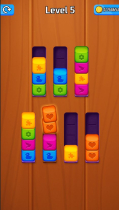 Color Wood Sort Merge Puzzle Unity Source Code Screenshot 1
