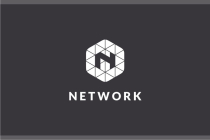 Letter N Hexagon Colorful Logo Design Vector v04 Screenshot 2