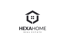 Hexagon Home Logo Design Vector v03 Screenshot 3