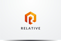 Letter R Hexagon Geometric Logo Design Vector v11 Screenshot 1