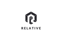 Letter R Hexagon Geometric Logo Design Vector v11 Screenshot 3