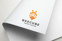 Abstract Bee and Cube Logo Screenshot 2