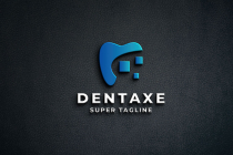 Abstract Digital Dental Logo Screenshot 1