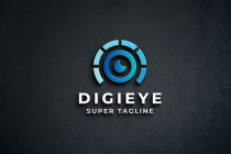 Abstract Digital Eye Logo Screenshot 1