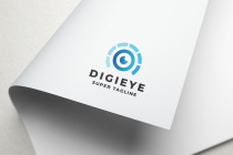 Abstract Digital Eye Logo Screenshot 2
