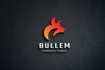 Abstract Bull Head Logo Screenshot 1