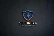 Digital Shield and Security Logo Screenshot 1