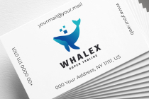 Abstract Digital Whale Logo Screenshot 2