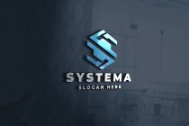 Geometric Tech Letter S Logo Screenshot 1