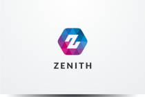 Letter Z Hexagon Pixel Logo Design Vector v.13 Screenshot 1
